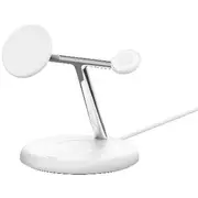 Belkin BoostCharge Pro 15W Qi2 3-in-1 Wireless Charger White