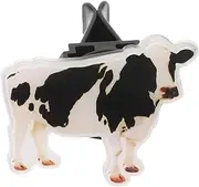 COSMEVIVI Cute Cow Car Air Vent Clip Acrylic Car Diffuser Vent Decoration Easy Installation for Vehicles Stylish Accessory for Women Durable Easy to Clean