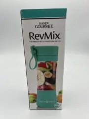 Handy Gourmet Rev Mix Teal Portable Blender for Smoothies on the Go. New In Box!