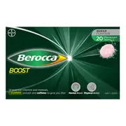 Berocca Boost Guava Effervescent Tablets 20 Pack