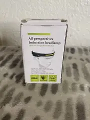New All Perspectives Induction Headlamp 350 Lumen USB Rechargeable & Sensor
