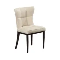 在飛比找PChome24h購物優惠-鴻雁白色皮餐椅
