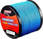 Proberos Braided Fishing Line 4/8/9 Strands Weaves PE Superbraid Multifilament Braid Superline Abrasion Resistant Wire 328/547/1094Yard 300/500/1000M