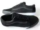 Vans Men's Old Skool Mono Bumper Black Striped Canvas Suede Shoes Size 13 NIB