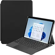 Kepuch Custer Case for Microsoft Surface Pro 8,Ultra-Thin PU-Leather Hard Shell Cover for Microsoft Surface Pro 8 - Black