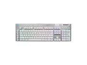 Logitech G915 X LIGHTSPEED Tactile Wireless Full-Size Gaming Keyboard - White
