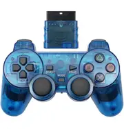 Wireless Vibrating Gamepad for Sony ps2 Gaming Controller for Playstation 2 Joystick for PC Joypad USB Game Controler Blue
