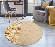 3D Starfish Shell Conch O11791 Game Rug Mat Elegant Photo Carpet Mat Fay