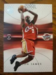 2004-05 SP AUTHENTIC Lebron James Lakers-Cavs 2nd Year Rookie Stats 4-Time Champ