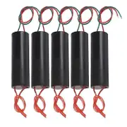 5Pcs High Voltage Generator DC 6-12V to 1000KV Boost Step-Up Inverter Arc Pulse Generator Power Mod Black