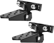 Folding Foot Pegs 1/2 Pair Black Motorcycle Footrests Folding Rear Footrests Pedal bracket(1 Pair)