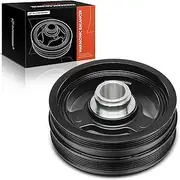 A-Premium Engine Harmonic Balancer Crankshaft Pulley Compatible with Cadillac CTS 2006-2007 & Chevrolet Corvette 2005-2007 & Pontiac G8 2008, 6.0L