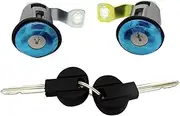 Rynplex Left Right Door Lock Cylinder with 2 Keys, for Citroen, BERLINGO XSARA Picasso, for Partner, 9170G3 252522 Lock Door Ignition Barrel