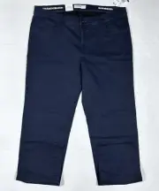$228 New BRAX Cadiz Straight Fit Men's Size 40x34 Navy Stretch Casual Chino Pant