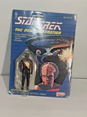 Vintage Star Trek The Next Generation 1988 Galoob MOC - Lieutenant Worf