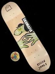 RARE Sk8mafia Snoopy Peanuts Kellen James Skateboard Deck Charlie Brown Shrink