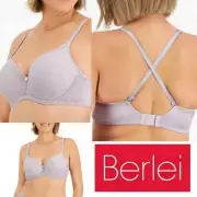 Berlei Lift & Shape T-Shirt Underwire Bra Lavender Ice YX7V 12DD 18E RRP $69.95!