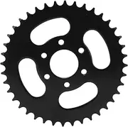 428 40T Rear Chain Sprocket Cog, Stainless Steel Bike Sprocket 6 Holes, Black Rear Chain Sprocket for 4 Wheel ATV Quad Bike Go Karts Mini Bike