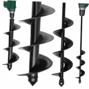 Garden Auger Drill Bit for Planting 3.5"x16"and 1.6"x16.5"+3"x16.5"