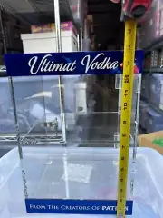 Ultimat Vodka Acrylic Display from the creators of Patron Counter Unit Holder