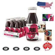 Pure Grape Juice in Glass Bottles – Cold Pressed, Vegan, and Kosher Friendly