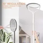 Rotating Head Electric Fly Swatter Racket Bug Zapper Fruit Fly Trap Indoor