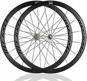 Road Bike Wheelset 700C Road Bike Wheel Set， 8-11 Speed Cassette Bicycle Wheel Sealed Bearing Aluminum Alloy Rim Wheel Set 40Mm Height 16/21H Rim(Gold)