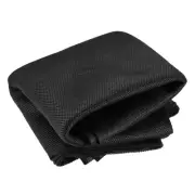 2Pcs Black Speaker Mesh Grill Stereo Fabric Dustproof 100cm x 160cm 40" x 63"