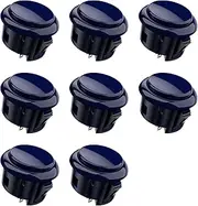 MAYFLASH 8 pcs MFBK-30 Push Button 30mm – for MAYFLASH F300 F500 F700 Arcade Jamma Video Game & Arcade Joystick Games Console(Blue)