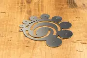Stainless steel Circul ruler, Circles Templates, Round Leather Corners Stencil