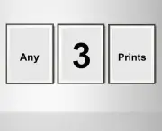 MIX & MATCH - SET OF ANY 3 PRINTS. SELECTED SIZES. GREAT DEAL!!