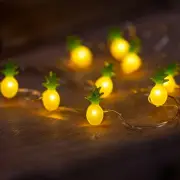 Northlight 10-Count LED Yellow and Green Pineapple Fairy Lights - Warm White