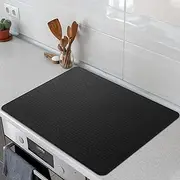 LISHINE Stove Top Covers for Electric Stove 36x20 Inch Glass Stove Top Cover Protector, Flat Top Stove Cover Heat Resistant Ceramic Stovetop Cover Silicone Cooktop Cover Oven Cover for Electric Stove
