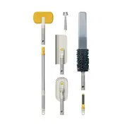 JOSEPH JOSEPH CleanTech Deep Cleaning Set with Extension Pole