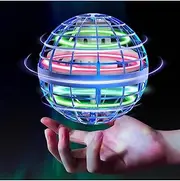 Flying Orb Ball Toy-New 2024 I Flying Colourful Ball | Flying Ball Spinner | Hover Ball | Helicopter Drone Ball | Flying led Lights Magic Ball | Toys for Boys Girls Teens Indoor Outdoor Toys (Blue)