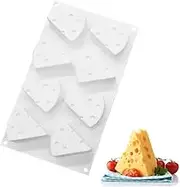 Cheese , 8 Cavity Cheese Cake Silicone High Temperature Resistant DIY Baking NonStick Mousse Chocolate Cookies Pastry Dessert Mould
