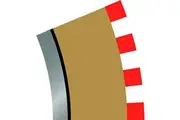 Scalextric C8280 Borders Tan Inner Radius - 22.5 Degrees