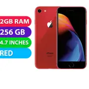 Apple iPhone 8 (256GB, Red) - Refurbished (Excellent)