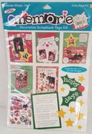 NEW Frances Meyer Memories Holly Days Scrapbook Page Kit 5020-001 SEALED