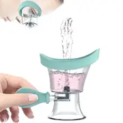 Manual Air Pressure Eye Cleaning Cup Clear Silicone Eye Cup