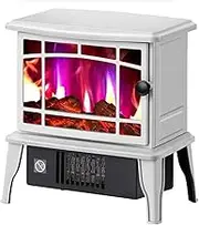 Electrical Fireplaace Heating Stove Electric Stove Heater with Fast Heating System and Realistic 3D Fake Fireplace Flame Internal Heating 1500 W Outdoor Patio Heating,Practical