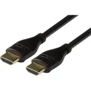 Dynamix C-HDMIHSE-2 10Gbps High-Speed Slimline HDMI Cable - with Ethernet - 2m Max Res 4K2K 24/30Hz (3840x2160) - 8 Audio Channels - 8bit Colour Depth - Supports CEC, 3D, ARC [C-HDMIHSE-2]