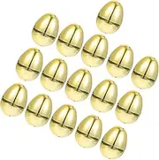 TENOL 16 Pieces Fillable Easter Eggs Easter Basket Eggs Hanging Pendant Children Reusable DIY Empty Easter Eggs for Party Supplies