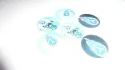 Pre Cut One Inch Bottle Cap Images! NFL TENNESSEE TITANS with Free Shipping