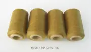 CARAMEL #931 SPUN POLYESTER SERGER & QUILTING THREAD 4 TUBES 1000 YDS. EACH