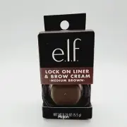 E.L.F Lock On Liner and Brow Cream 81943 Medium Brown