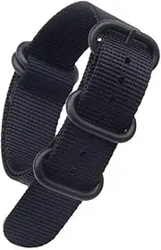 [Arashen] Zulu Strap 18/19/20/21/22/23/24/26mm Nylon Watch Bands Replacement Military Canvas Watch Strap One Piece Watchband
