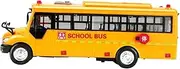 ibasenice Musical Yellow School Bus Pull Back Car Toy Kids School Bus School Bus Toy Truck Toy Pull Back Truck Vehicles Small Bus Toys Pull Back Action Cars Mini Abs Accessories Child