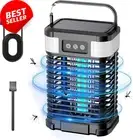 Portable Outdoor Solar Bug Zapper Waterproof Electric Mosquito Killer Trap