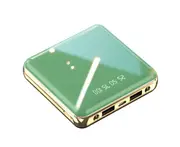 S23 Mini 8000mAh Mobile Phone Charging Treasure Fast Charging Digital Display Mirror Mobile Power Supply Can Be Illuminated